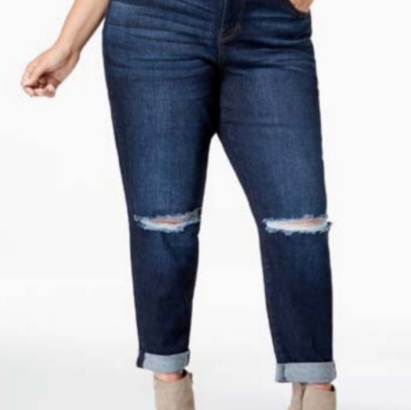 Celebrity Pink Plus Size 22 Busted Knee Jeans - Picture 4 of 7